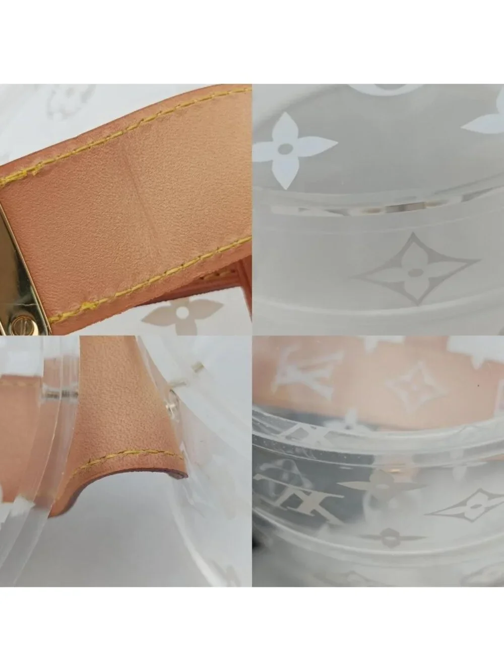 Louis Vuitton Box Scott Transparent Monogram Plexiglas Clutch